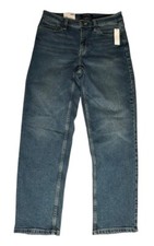 Calvin Klein Womens Vintage Straight High Rise Jeans Size 6 NEW 79 Stretch