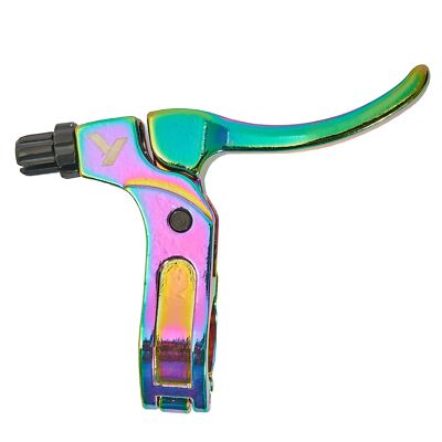 BMX Bremshebel RECHTS KHE Radius Alu Klappscharnier 2-Finger Oil Slick Jet Fuel