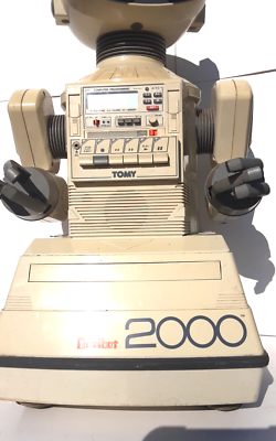 TOMY OMNIBOT 2000 VINTAGE 1980's RARE w/ Remote Working W/ Issues