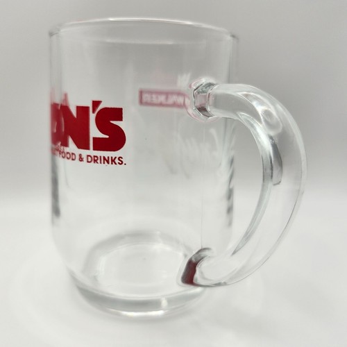 Taza de vidrio transparente vintage Hiram Walker Snuggler Lyons restaurante - Imagen 5 de 9