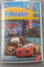 Vtech V Reader Disney Pixar Cars 2 Video Game Interactive E-Reading System NIP