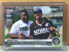 2021 TOPPS NOW #495 BRENNEN DAVIS CUBS All-Star Futures Game MVP Print Run 1474