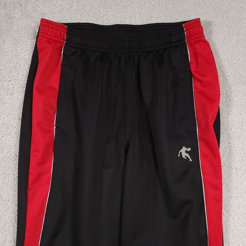 AND1 Basketball Pants Youth Boys Size 18/20 2XL Black Red Athletic Sweatpants - Picture 3 of 14