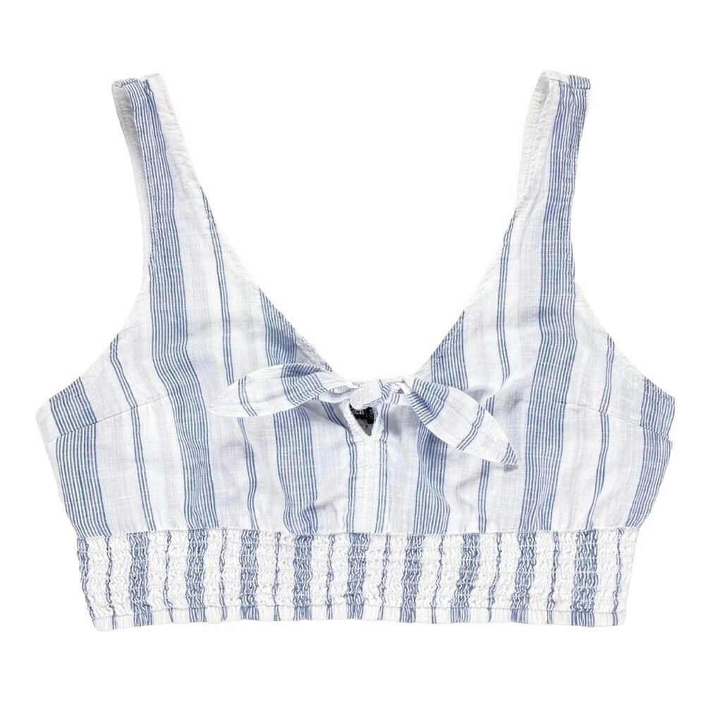 Camisetas sin mangas a rayas Abercrombie & Fitch para Mujeres