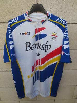 Maillot cycliste BANESTO Expo 92 SEVILLA INDURAIN camiseta vintage shirt 7 XXXL