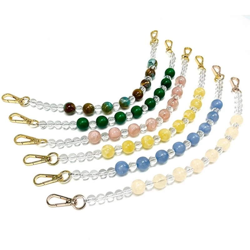 Belt Bag Chain Strap Replacement Round Bead Handbag Accessory