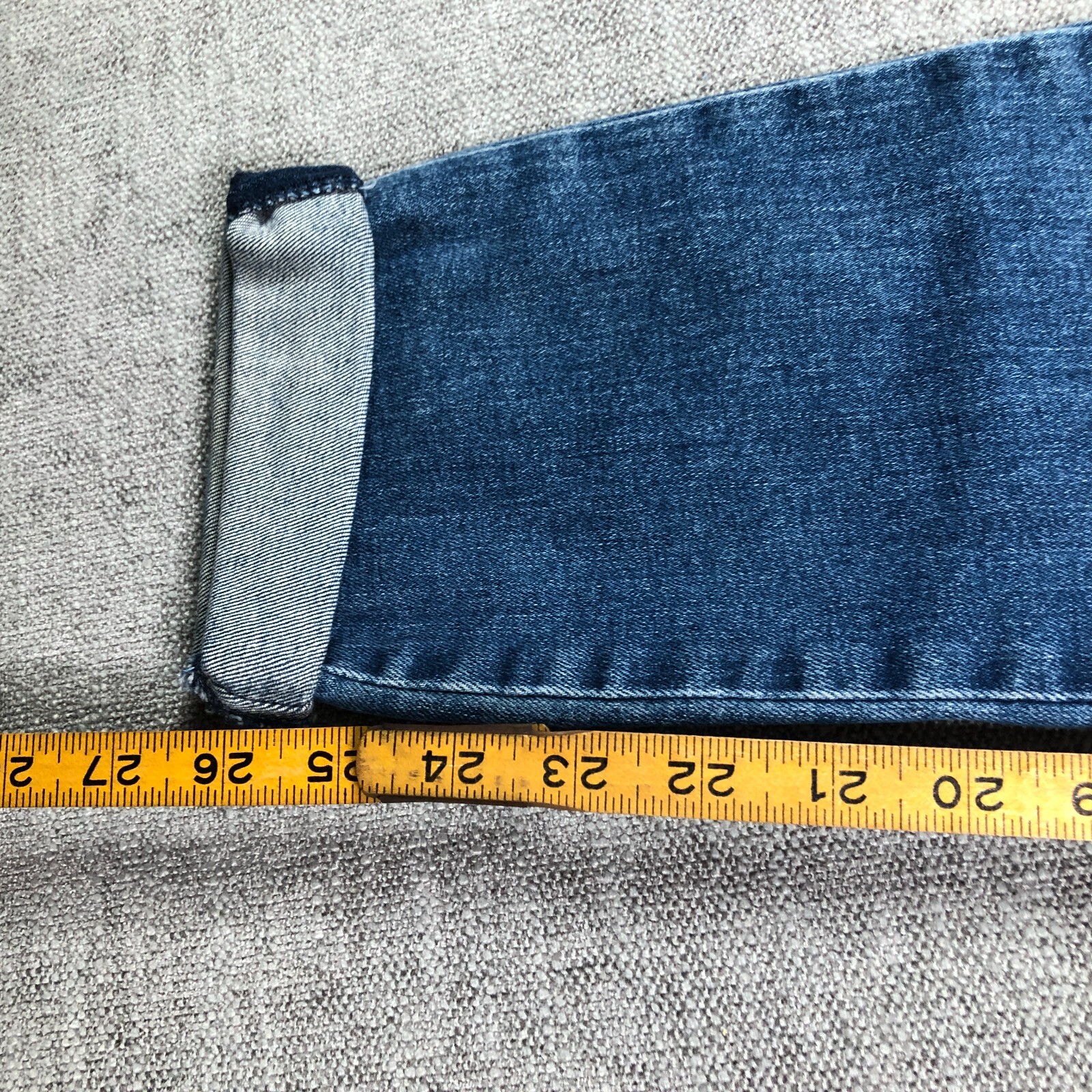 Chaps Jeans Womens 12P Petite Blue Madden Slim Leg Skinny Ankle Crop