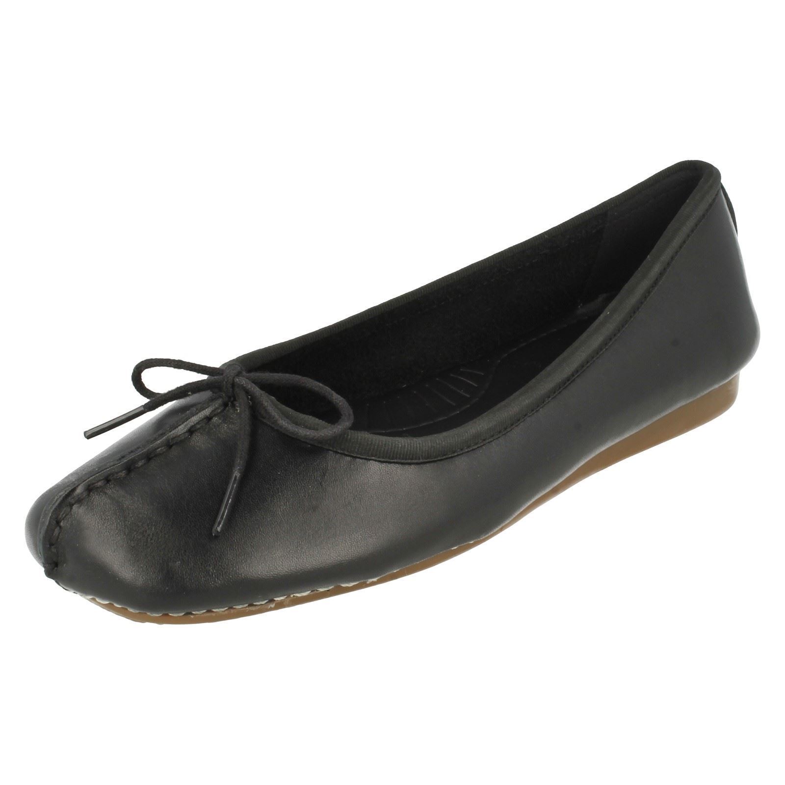 Clarks Freckle Super beauty product restock quality top! Popular brand Ice Black Leather On Casual Shoes Slip