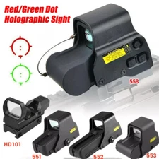 Tactical Red Green Dot Holographic Sight 551/552/553/558 Hunt Rifle Scope Sight
