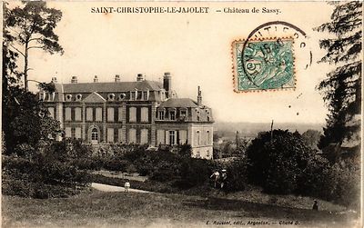CPA AK St-CHRISTOPHE-le-JAJOLET - Chateau de Sassy (356400)