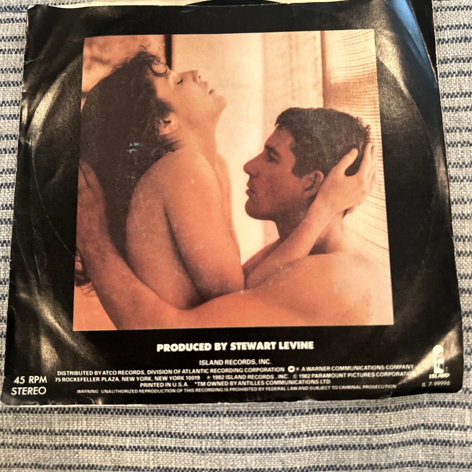 Joe Cocker And Jennifer Warnes – Up Where We Belong - 1982 45 rpm Stereo EX - Image 2 of 4