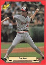 1988 Classic Red Eric Bell Baltimore Orioles #193