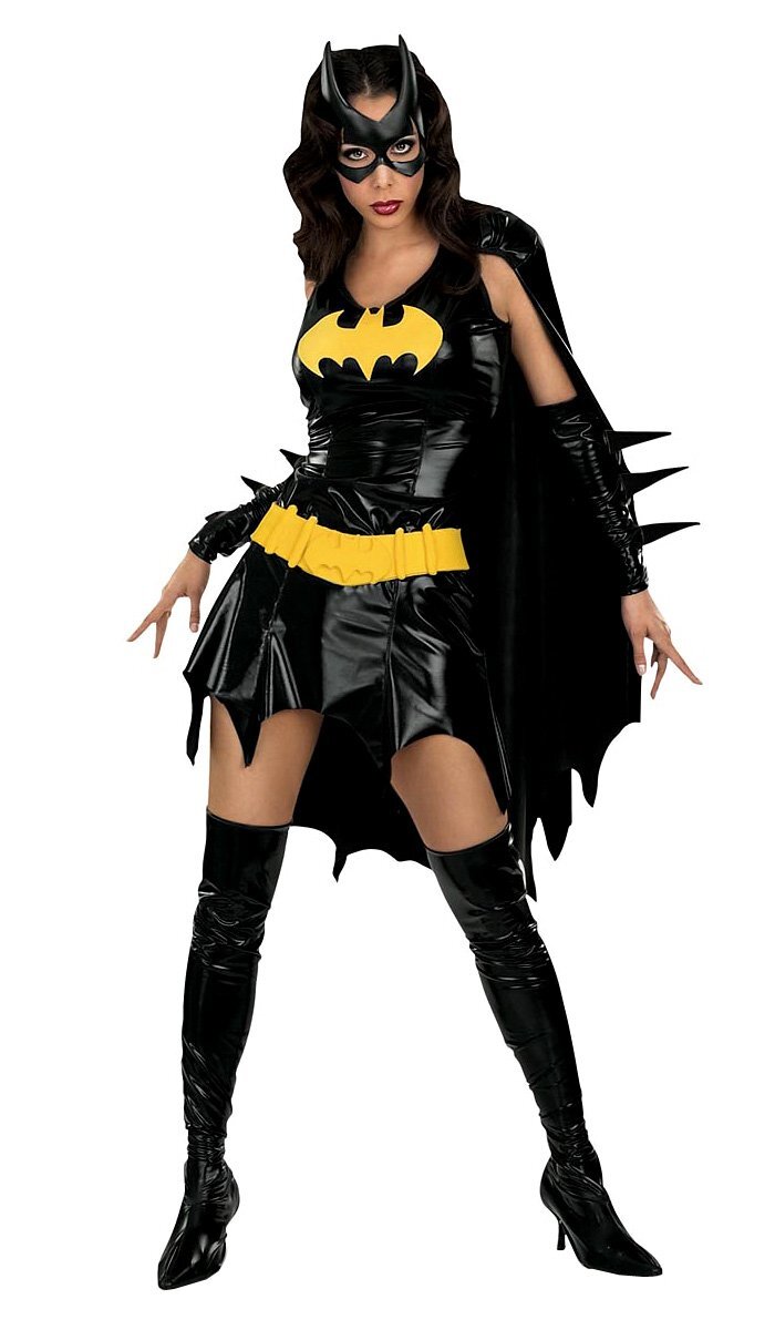 Secret Wishes Women's DC Comics Batgirl Costume, As Shown, Plus