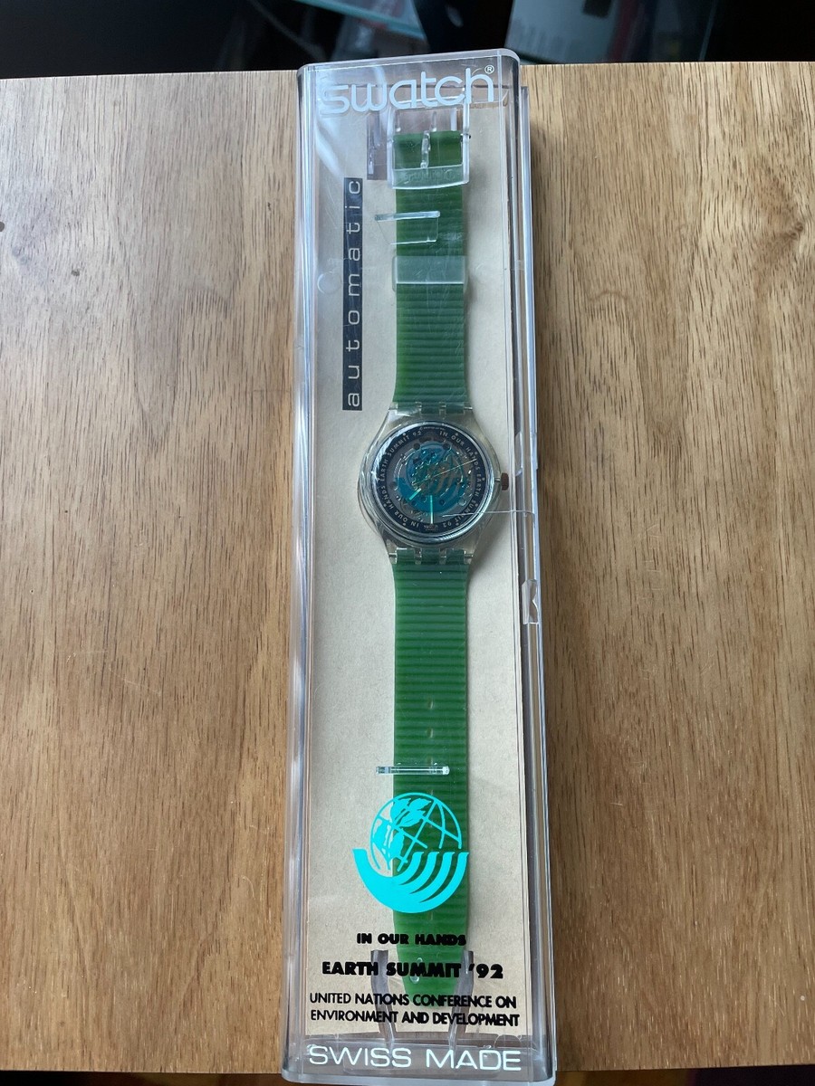 Swatch Automatic Earth Summit Watch 1992 UN Conference Swatch Automatic Earth Summit Watch 1992 UN Conference