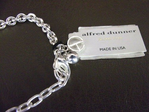Alfred Dunner Silver Tone Necklace Nickel-Free New With Tags - Picture 4 of 4