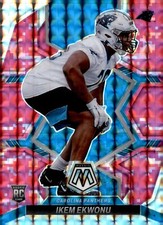 2022 Panini Mosaic - Camo Pink Rookies #369 Ikem Ekwonu (RC)