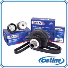 Harmonic Balancer Belt Component Kit for 03-05 Ford Explorer Mountaineer 4.0L