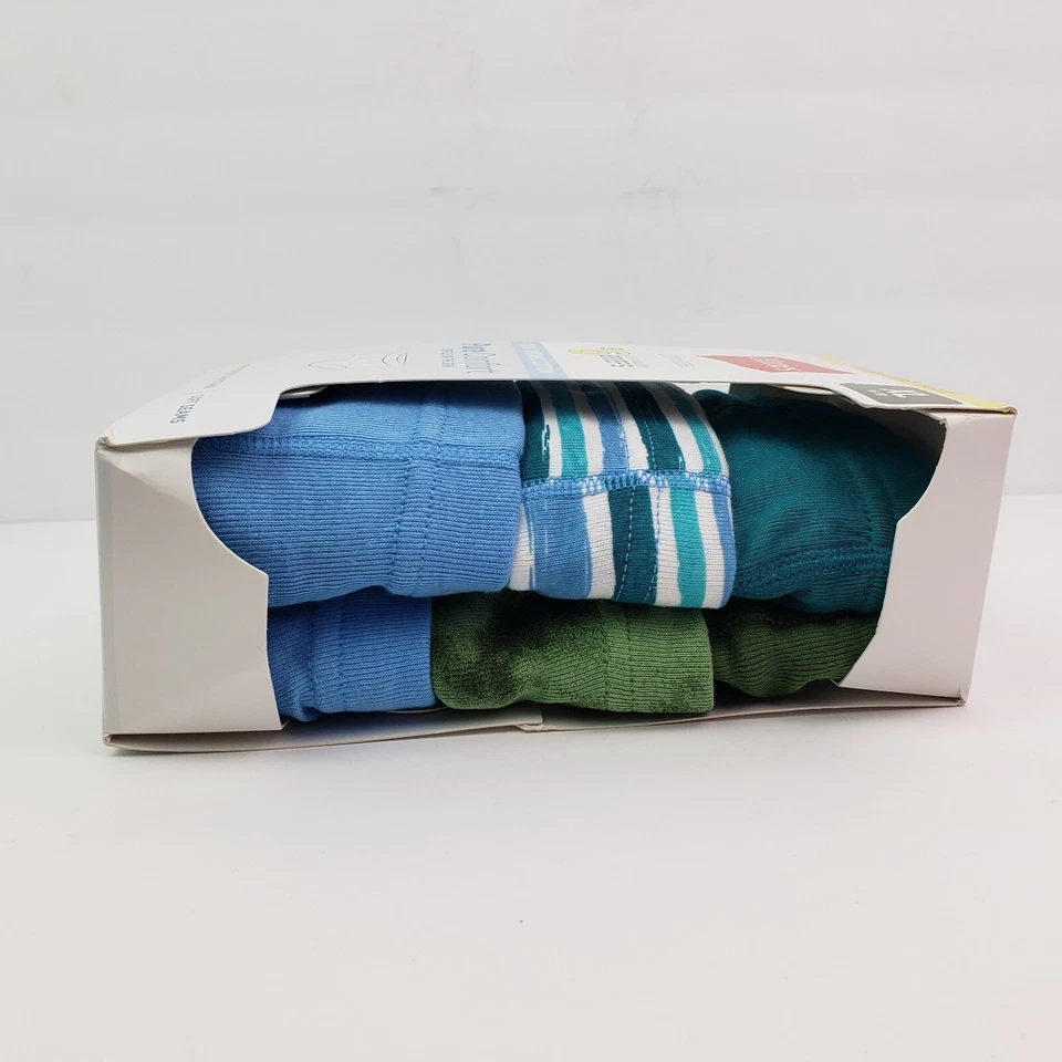 Hanes Ultimate Boys Sz XL 16-18 Organic Cotton Pure Comfort Brief Underwear 6 Pr - Image 2 of 4