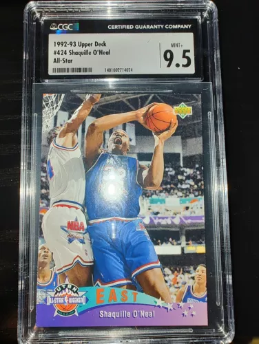 CGC 9.5 1992-93 Upper Deck Shaquille O'Neal Rookie #424