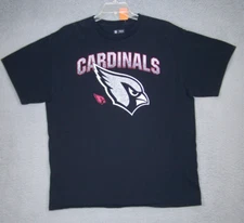 Arizona Cardinals Shirt Adult Extra Large Black Graphic Silver Bird Football Men