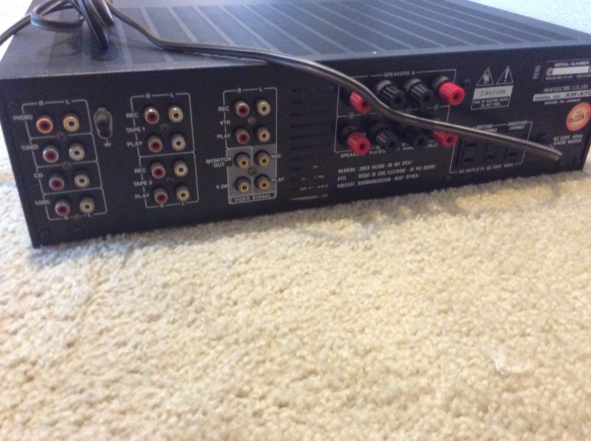 AKAI　AMP　AM-A70 Vintage AKAI AM-A70 Stereo Integrated Amplifier RARE . | eBay