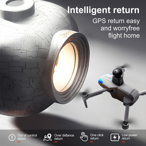 2024 New S185 Drone GPS Location 3 Axis Gimbal Remote Control with 7.2 in Screen - Picture 20 of 25