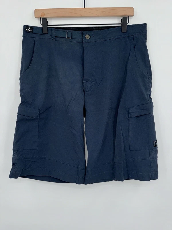 prana stretch zion cargo pocket nylon hiking shorts