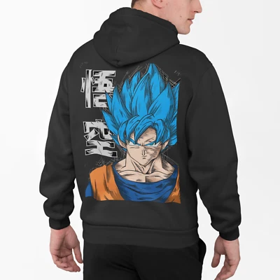 Kapuzenjacke Herren Son God Adi Goku Dragon Ball Parodie Anime Manga Hoodie