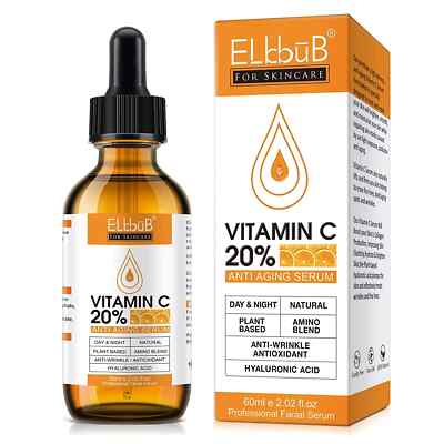 Suero Para la Cara Con Vitamina C Acido Hialuronico Blanqueamiento Para tu Piel