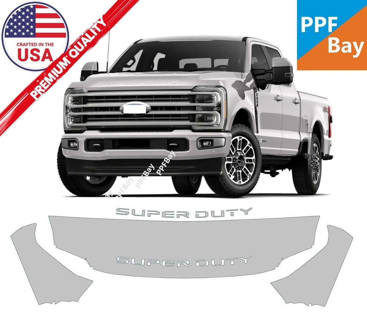 Hood and Fender Kit | FORD F-350 2023 Hood and Fender Kit | FORD F-350 2023