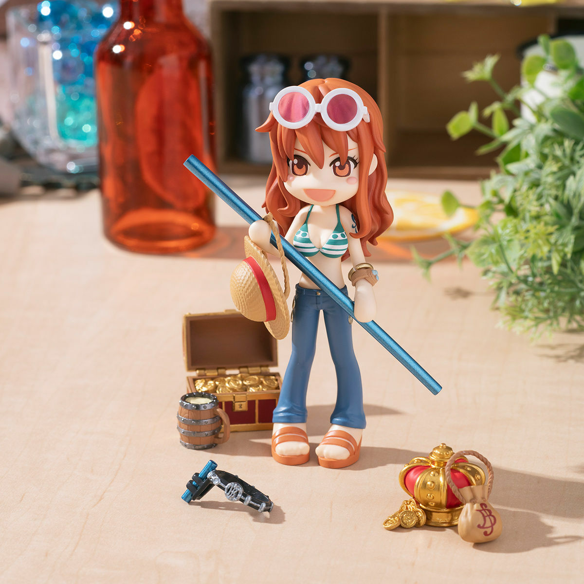 NEW Bandai P.O.P × Pinky：st ONE PIECE Street Nami 100mm PVC
