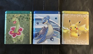 🔥 Pokemon TCG Stacking Tins EMPTY 3x Set opened SHIPS FAST!!!