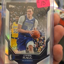Topps 2025-26 Cooper Flagg NBA-6 Dallas Mavericks Basketball Trading Card