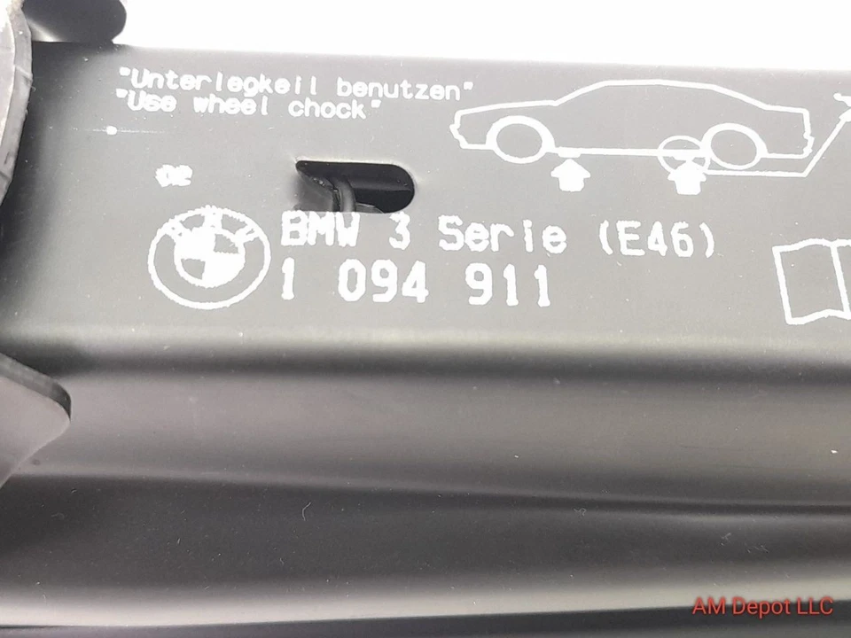 Macaco de pneu sobressalente 2002 BMW 330xi 330i 325i 325xi 325ci 330ci E46 711267944 - Imagem 2 de 4