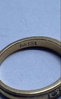 14K Yellow Gold Diamond Wedding Band Milgrain Channel Set Ring Size 6.25 3g — photo 5