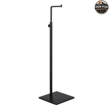 Handbag Display Stand Black Metal Adjustable Height Holder For Shoulder Bags