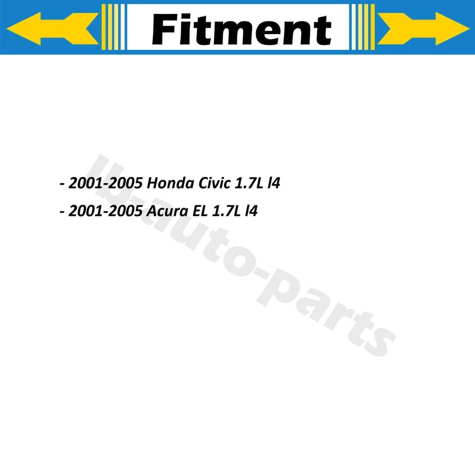 2X Manguera de línea de freno delantero Sunsong para Honda Civic 2001 2002 2003 2004 2005 Foto 2 de 4