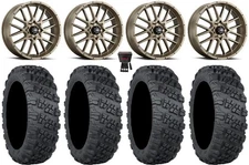 ITP Hurricane 18" Wheels Br 36" Intimidator Tires Kawasaki Mule Pro FXT  KRX