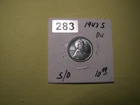 1943  S  Steel Wheat Lincoln Cent-BU Brilliant Unc. Error S/D from Mint Set 283
