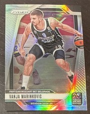 2024-25 Panini Prizm Euroleague Vanja Marinkovic #168 Silver Prizm