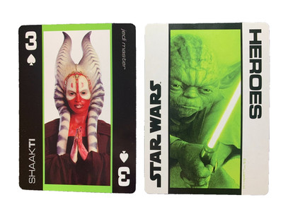 Swap Playing Card   STAR WARS HEROES   Shaak Ti   JEDI MASTER