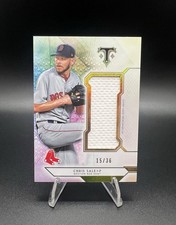 2018 Topps Triple Threads Single Jumbo Relics /36 Chris Sale Boston Red Sox