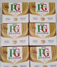 PG Tips Gold Tea Bags – 6 x 70 Pack – 420 Tea Bags – Brand New BBE 03/27