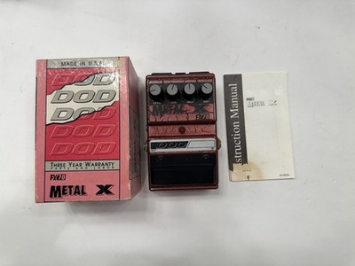 DOD Digitech FX70 Metal X Distortion Corrosion Vintage Guitar Effect Pedal + Box