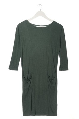 RAINBOW Jerseykleid Damen Kleid Gr. DE 32 khaki Casual-Look