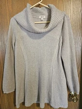 Women's  Style & Co  Cowl-Neck Sweater- Beige-Size XL-WAFFLE STYLE