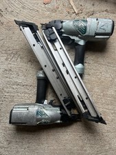 2 Peace Hitachi METABO NR 56AK2 2-1/2" Pneumatic Strip NAILER Guns