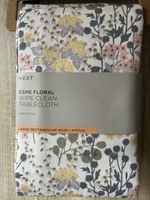 Multi 100% Cotton Esme Floral Wipe Clean Table Cloth Rec Lge 137 x 229 cm Next