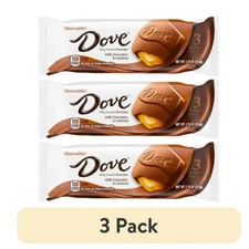 DOVE Large PROMISES Milk Chocolate Caramel Candy, 2.75 oz Each, 3 Pack
