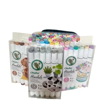 Lot of Ohuhu Brush & Chisel Tip Alcohol Art Markers Perfect Condition
